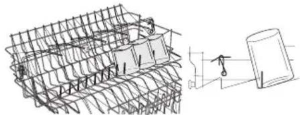 Schulthess Perla SG 55i - Supports réglables pour tasses - 3