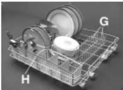 WHIRLPOOL ADG 6570 SD - Upper rack: - 8
