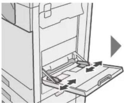 SHARP MX-B380P - Loading paper in bypass tray - 3