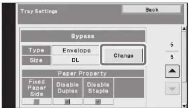 SHARP MX-B380P - Tray Settings. - 1