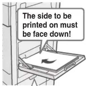SHARP MX-B380P - Loading paper in bypass tray - 4