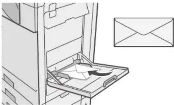 SHARP MX-B380P - Example: Loading an envelope - 3