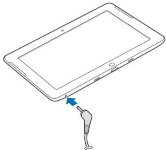SAMSUNG ATIV Tab GT-P8510 - Charger la batterie avec le chargeur - 1