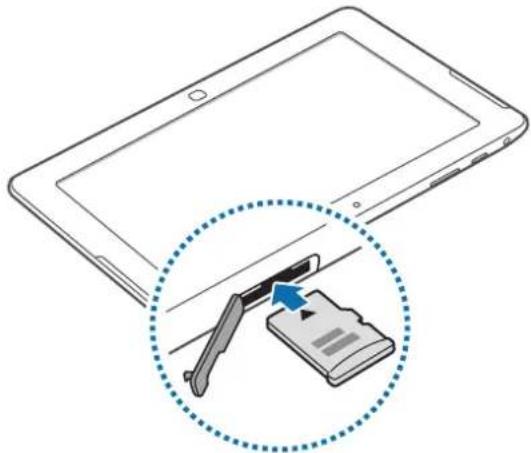 SAMSUNG ATIV Tab GT-P8510 - Insérer une carte mémoire - 2