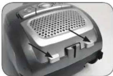 DOMO DO7253S - Cleaning the air filter or HEPA filter - 1