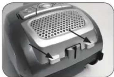 DOMO DO7253S - De luchtfilter of HEPA-filter schoonmaken - 1