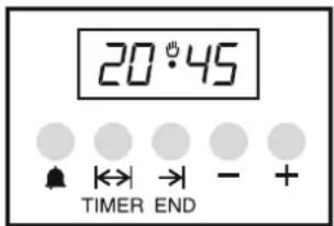 20°45 TIMER END