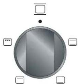 ETNA EFG669VRVS - Function knob - 1