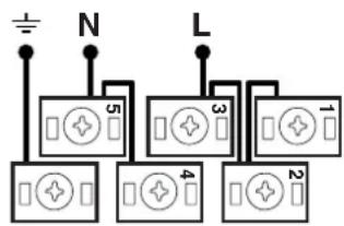 HOTPOINT CE6IFA (W) F/HA - Fitting the power supply cable - 2