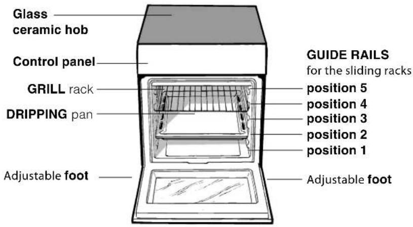HOTPOINT CE6IFA (W) F/HA - Overall view - 1