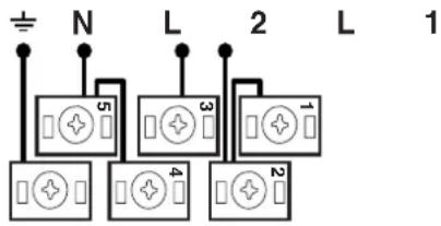 HOTPOINT CE6IFA (W) F/HA - Fitting the power supply cable - 4