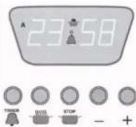 INVENTUM XFG60 - Digitale timer (alleen voor model XFG52, XFG60 en XFG62) - 4