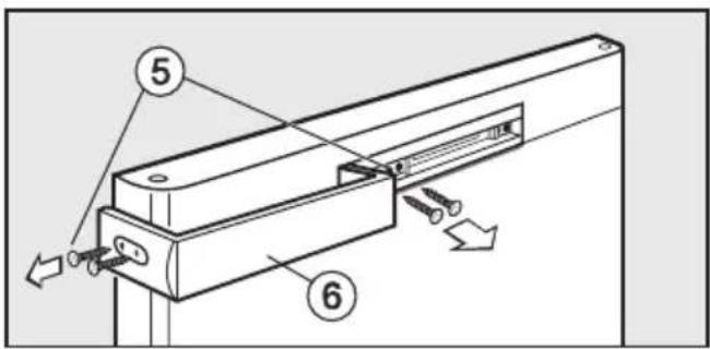 MIELE F 12010 S - Changing over the door handle - 2
