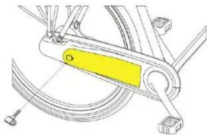Batavus Marcato E-go - Removing the battery pack - 1