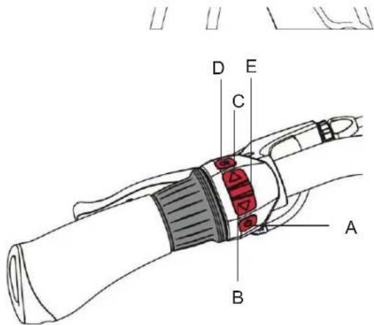 Batavus Marcato E-go - Touches de commande - 1