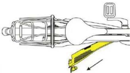 Batavus Marcato E-go - Removing the battery pack - 3