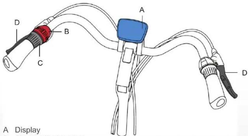 Batavus Marcato E-go - Stuurbediening - 1