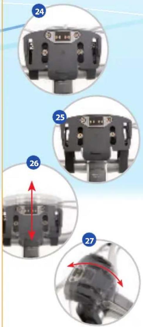 Gazelle Excellent Innergy - Attaching and moving the display holder - 1