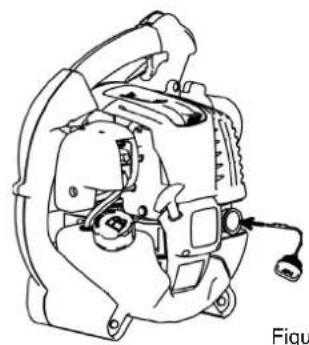 DOLMAR PB252.4V - Ispezione e rabbocco dell'olio motore - 1
