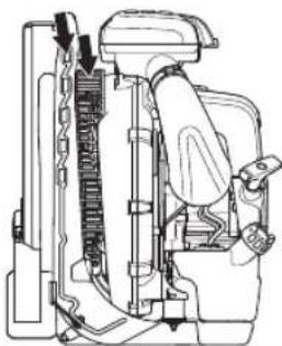 HUSQVARNA 570BTS - Lufteinlassgitter - 8