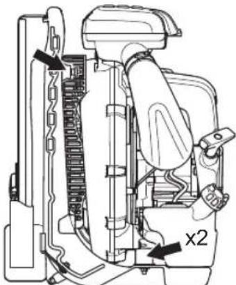 HUSQVARNA 570BTS - Stop spínač (vypínač zapalování) - 2
