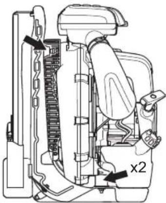 HUSQVARNA 570BTS - Antivibrationssystem - 2