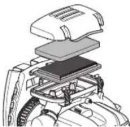 HUSQVARNA 570BTS - Curățirea filtrului de aer - 2