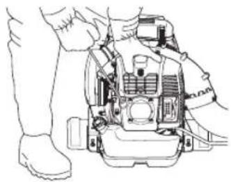 HUSQVARNA 580BTS - Startování - 1
