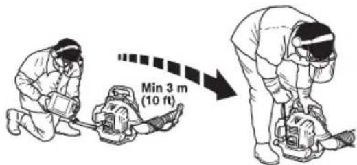 HUSQVARNA 580BTS - Tanken - 3