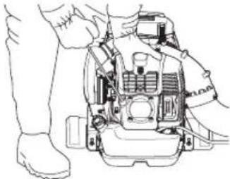 HUSQVARNA 580BTS - Beindítás - 1