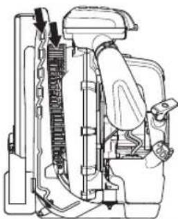 HUSQVARNA 580BTS - Luchtinlaatrooster - 8