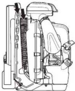 HUSQVARNA 580BTS - llmansuodatin - 1