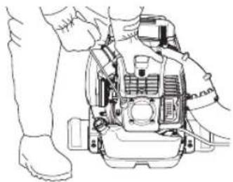 HUSQVARNA 580BTS - Starten - 1