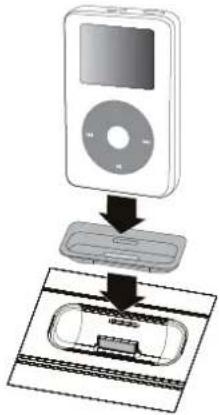 SILVERCREST SST 50 A1 - iPod op het dock zetten en starten - 1