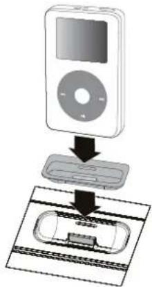 SILVERCREST SST 50 A1 - Placer l'iPod sur la station d'accueil et l'activer - 1