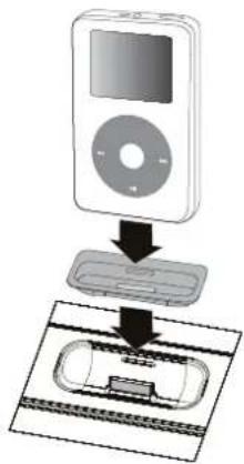 SILVERCREST SST 50 A1 - Posizionamento dell'iPod sul Dock e avvio - 1