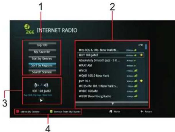 ASUS O!Play BDS-700 - To access Internet Radio - 1