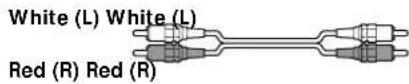 SONY TA-E1 - Audio cords (not supplied) - 1