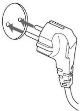 SONY TA-E1 - Connecting to the power outlet - 1