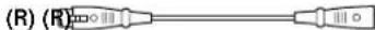 SONY TA-E1 - Balanced cords (not supplied) - 2