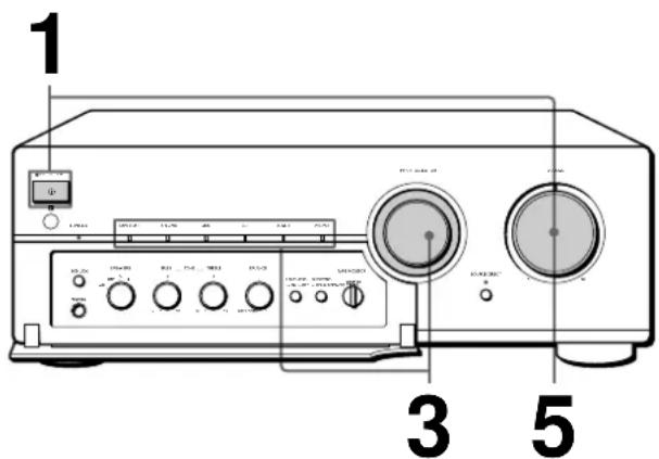 SONY TA-FB730R - Ecoute d'une source musicale - 1