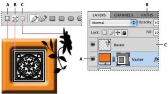 ADOBE Photoshop CC - Drawing modes - 1