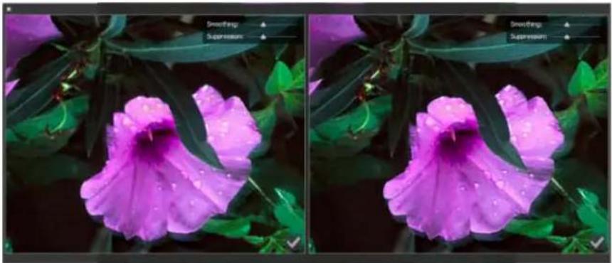 ADOBE Photoshop CC - Preview and compare the results of two blur traces - 1
