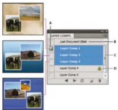 ADOBE Photoshop CC - About layer comps - 1