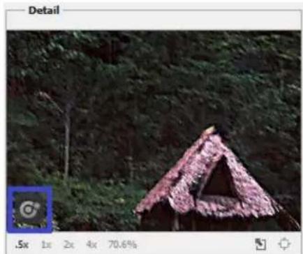 ADOBE Photoshop CC - Modify a blur trace using the Detail loupe - 1