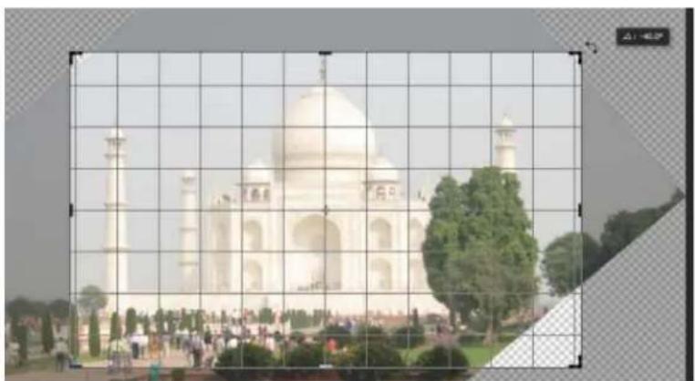 ADOBE Photoshop CC - Straighten an image - 1