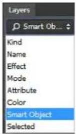 ADOBE Photoshop CC - Filter the Layers panel by smart objects | Photoshop CC - 1
