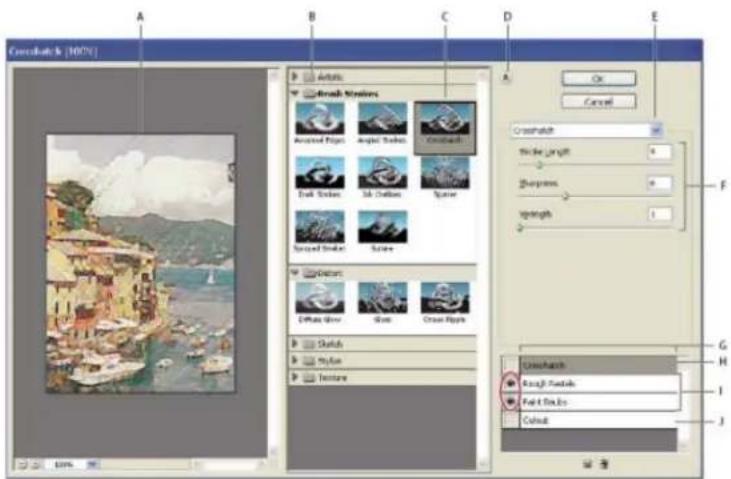 ADOBE Photoshop CC - Filter Gallery overview - 1