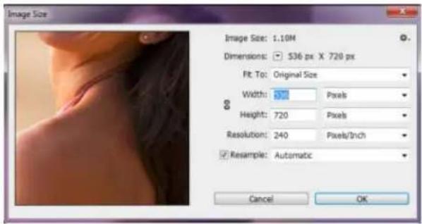 ADOBE Photoshop CC - Resize images - 1