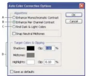 ADOBE Photoshop CC - Set Auto adjustment options - 1